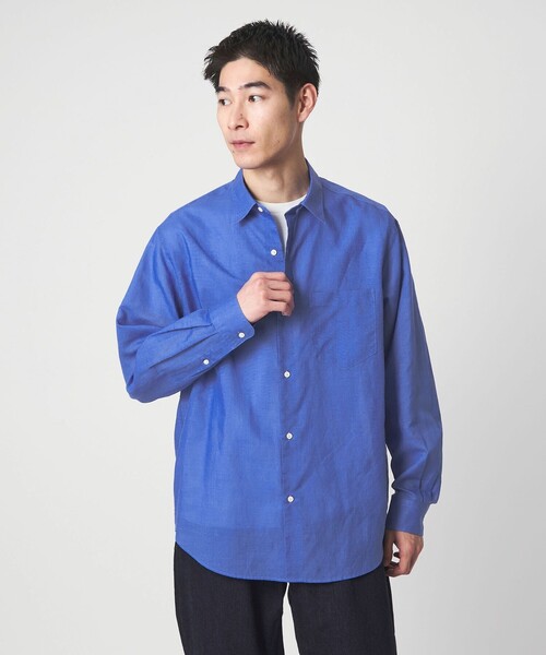 ラミー ミックス ジャストルーズ 長袖 シャツ（シャツ/ブラウス