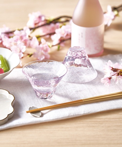 TIMELESS COMFORT(タイムレスコンフォート)の「富士見さくら 祝福杯(グラス/マグカップ/タンブラー・レディース・ブルー/イエロー/ピンク・ONE SIZE)」の3枚目の写真