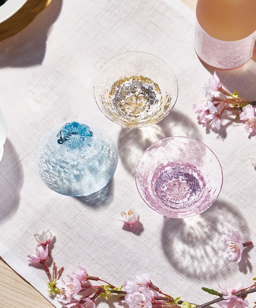 TIMELESS COMFORT(タイムレスコンフォート)の「富士見さくら 祝福杯(グラス/マグカップ/タンブラー・レディース・ブルー/イエロー/ピンク・ONE SIZE)」の15枚目の写真