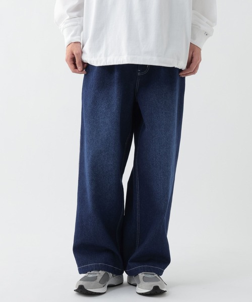 GEORGE'S（ジョージズ）の「デニムペインターパンツ（デニムパンツ・メンズ・ブルー/ネイビー・MEDIUM/LARGE）」の2枚目の写真
