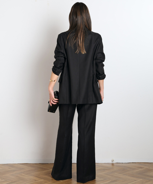 AP STUDIO（エーピーストゥディオ）の「サバービアワイドパンツ（スラックス・レディース・キャメル/ブラック・34/36/38/40）」の19枚目の写真