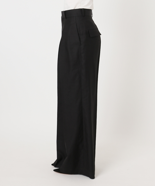 AP STUDIO（エーピーストゥディオ）の「サバービアワイドパンツ（スラックス・レディース・キャメル/ブラック・34/36/38/40）」の21枚目の写真