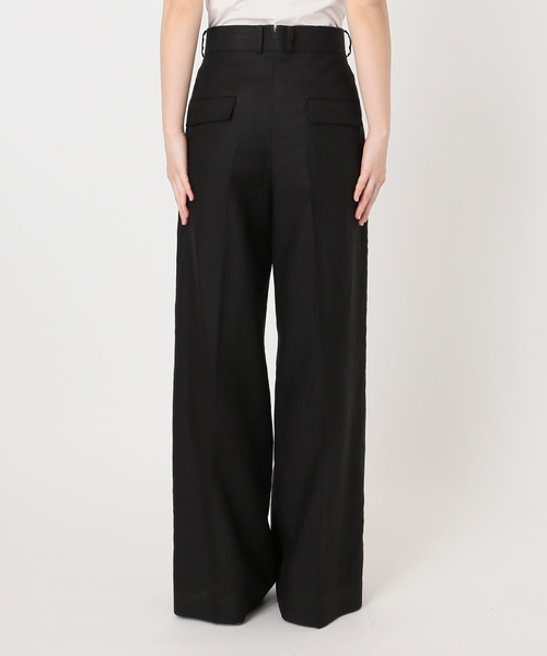 AP STUDIO（エーピーストゥディオ）の「サバービアワイドパンツ（スラックス・レディース・キャメル/ブラック・34/36/38/40）」の22枚目の写真