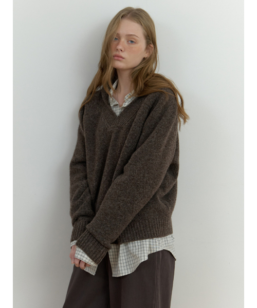 THEMITTEN(ザ・ミトン)の「Verre sailor knit (brown)(ニット/セーター・レディース・その他・FREE)」の3枚目の写真