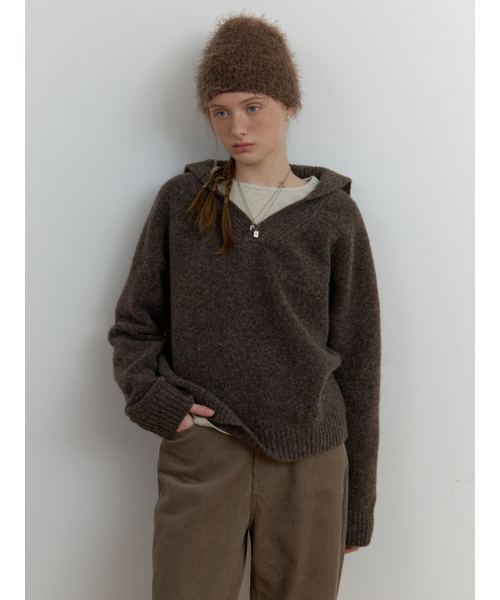 THEMITTEN(ザ・ミトン)の「Verre sailor knit (brown)(ニット/セーター・レディース・その他・FREE)」の5枚目の写真