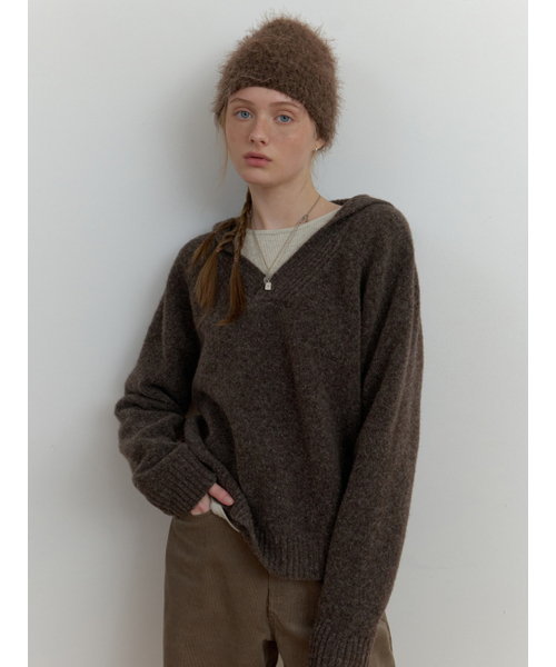 THEMITTEN(ザ・ミトン)の「Verre sailor knit (brown)(ニット/セーター・レディース・その他・FREE)」の6枚目の写真