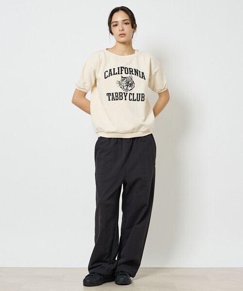 DISCUS ATHLETIC（ディスカス　アスレチック）の「【DISCUS/ディスカス】ユニセックス裏毛スウェットワイドパンツ（スウェットパンツ・メンズ・グレー/ホワイト系その他/ブラック・M/L）」の13枚目の写真