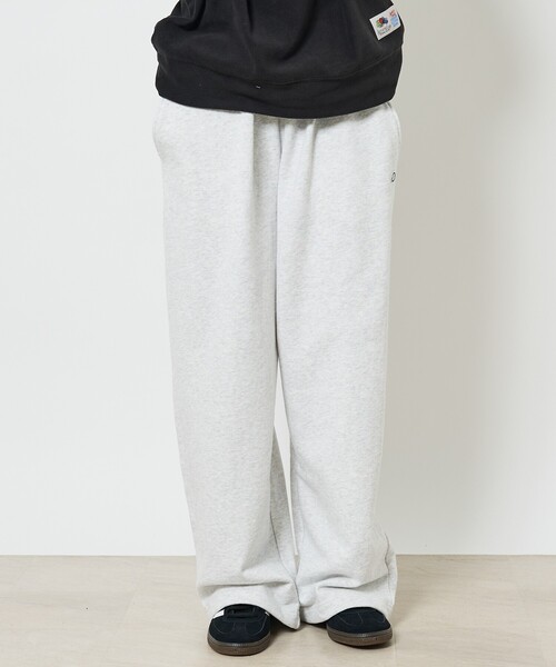 DISCUS ATHLETIC（ディスカス　アスレチック）の「【DISCUS/ディスカス】ユニセックス裏毛スウェットワイドパンツ（スウェットパンツ・メンズ・グレー/ホワイト系その他/ブラック・M/L）」の16枚目の写真