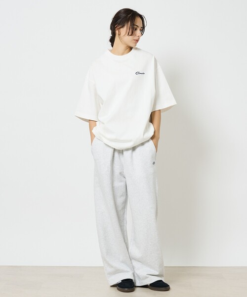 DISCUS ATHLETIC（ディスカス　アスレチック）の「【DISCUS/ディスカス】ユニセックス裏毛スウェットワイドパンツ（スウェットパンツ・メンズ・グレー/ホワイト系その他/ブラック・M/L）」の22枚目の写真