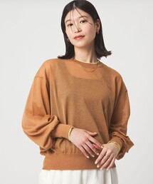 ニット シアー」に該当するブラウン/茶色系のファッション通販 - ZOZOTOWN