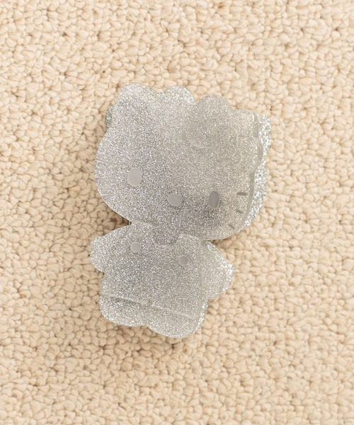 Me%(ミィパーセント)の「【HELLO KITTY】バンス 633295(バレッタ/ヘアクリップ・レディース・シルバー/ゴールド/レッド/ブラック系その他/ブラック・FREE)」の4枚目の写真