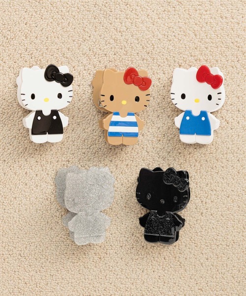 Me%(ミィパーセント)の「【HELLO KITTY】バンス 633295(バレッタ/ヘアクリップ・レディース・シルバー/ゴールド/レッド/ブラック系その他/ブラック・FREE)」の7枚目の写真