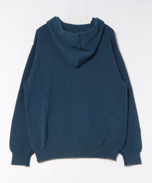 BLUE BLUE(ブルーブルー)の「インディゴダイ メランジ ジップアップパーカー(ニット/セーター・メンズ・インディゴブルー・S/M/L)」の9枚目の写真