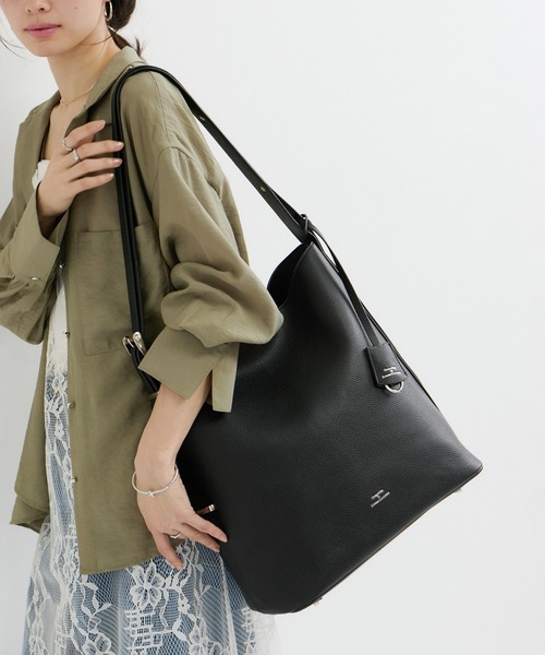 George Cinq(ジョルジュサンク)】BELED BACKET BAG（L）/WEB限定