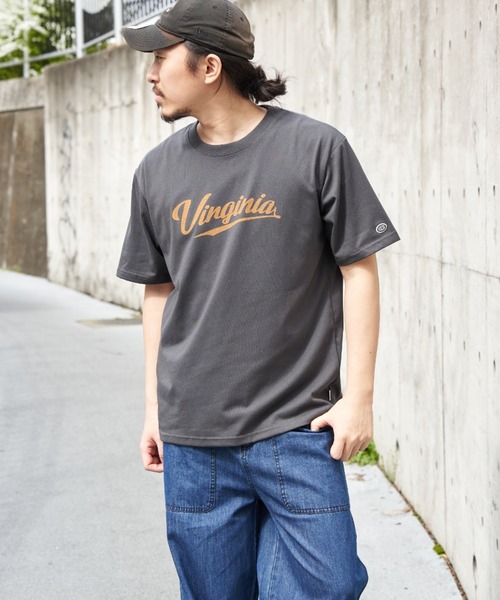 DISCUS ATHLETIC(ディスカス アスレチック)の「DISCUS ATHLETIC ディスカス アスレティック カレッジプリントTシャツ 2(Tシャツ/カットソー・メンズ・ダークブルー/ホワイト/ブラック/グレイッシュベージュ・L/LL/M)」の2枚目の写真
