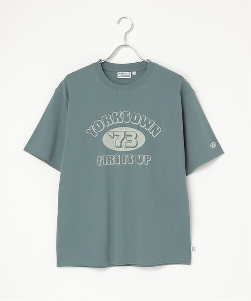 DISCUS ATHLETIC(ディスカス アスレチック)の「DISCUS ATHLETIC ディスカス アスレティック カレッジプリントTシャツ 2(Tシャツ/カットソー・メンズ・ダークブルー/ホワイト/ブラック/グレイッシュベージュ・L/LL/M)」の8枚目の写真
