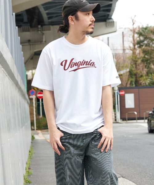 DISCUS ATHLETIC(ディスカス アスレチック)の「DISCUS ATHLETIC ディスカス アスレティック カレッジプリントTシャツ 2(Tシャツ/カットソー・メンズ・ダークブルー/ホワイト/ブラック/グレイッシュベージュ・L/LL/M)」の6枚目の写真