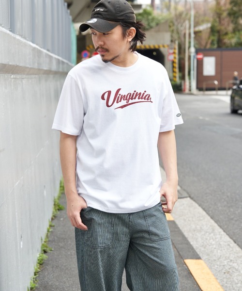 DISCUS ATHLETIC(ディスカス アスレチック)の「DISCUS ATHLETIC ディスカス アスレティック カレッジプリントTシャツ 2(Tシャツ/カットソー・メンズ・ダークブルー/ホワイト/ブラック/グレイッシュベージュ・L/LL/M)」の5枚目の写真