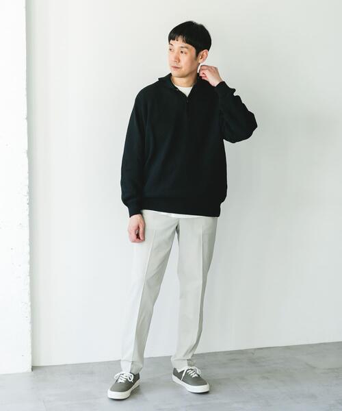 URBAN RESEARCH DOORS(アーバンリサーチドアーズ)の「『イージーケア/速乾/UVカット』クイックドライ テーパードトラウザー(その他パンツ・メンズ・ホワイト系その他/グリーン/ネイビー/チャコールグレー・SMALL/MEDIUM/X-LARGE/LARGE)」の9枚目の写真