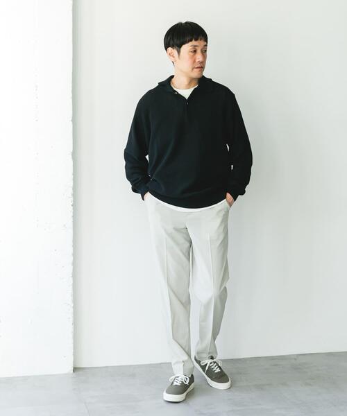 URBAN RESEARCH DOORS(アーバンリサーチドアーズ)の「『イージーケア/速乾/UVカット』クイックドライ テーパードトラウザー(その他パンツ・メンズ・ホワイト系その他/グリーン/ネイビー/チャコールグレー・SMALL/MEDIUM/X-LARGE/LARGE)」の10枚目の写真