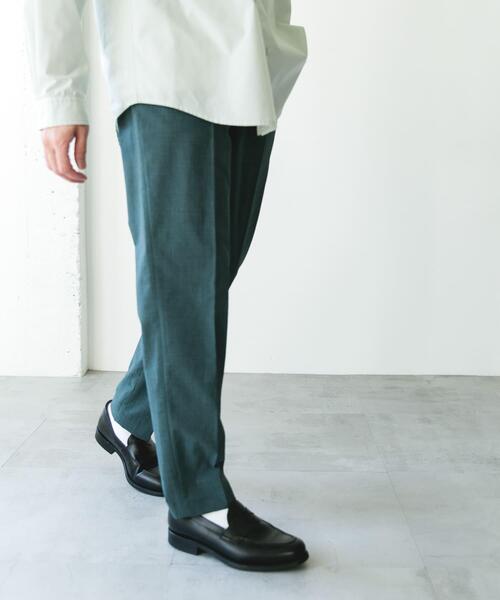 URBAN RESEARCH DOORS(アーバンリサーチドアーズ)の「『イージーケア/速乾/UVカット』クイックドライ テーパードトラウザー(その他パンツ・メンズ・ホワイト系その他/グリーン/ネイビー/チャコールグレー・SMALL/MEDIUM/X-LARGE/LARGE)」の19枚目の写真