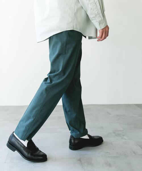 URBAN RESEARCH DOORS(アーバンリサーチドアーズ)の「『イージーケア/速乾/UVカット』クイックドライ テーパードトラウザー(その他パンツ・メンズ・ホワイト系その他/グリーン/ネイビー/チャコールグレー・SMALL/MEDIUM/X-LARGE/LARGE)」の20枚目の写真