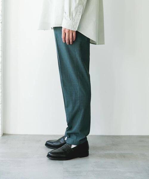 URBAN RESEARCH DOORS(アーバンリサーチドアーズ)の「『イージーケア/速乾/UVカット』クイックドライ テーパードトラウザー(その他パンツ・メンズ・ホワイト系その他/グリーン/ネイビー/チャコールグレー・SMALL/MEDIUM/X-LARGE/LARGE)」の20枚目の写真