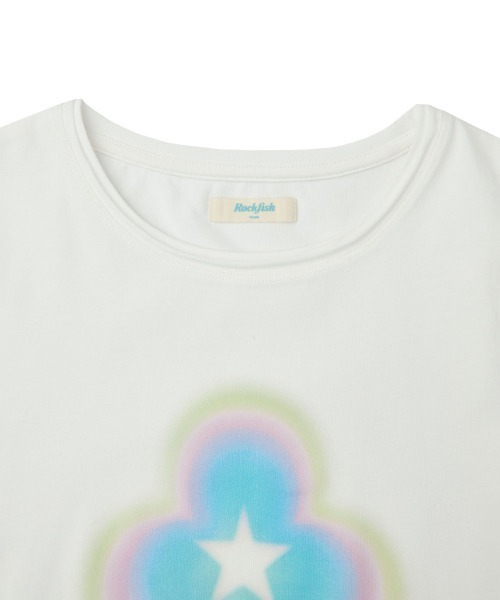 ROCKFISH WEATHERWEAR（ロックフィッシュウェザーウェア）の「CLOVER SLIM T-SHIRT（Tシャツ/カットソー・レディース・クリーム/ホワイト・M/S）」の8枚目の写真
