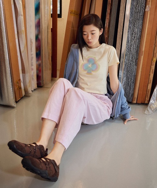 ROCKFISH WEATHERWEAR（ロックフィッシュウェザーウェア）の「CLOVER SLIM T-SHIRT（Tシャツ/カットソー・レディース・クリーム/ホワイト・M/S）」の9枚目の写真