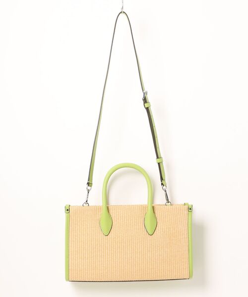MICHAEL KORS（マイケルコース）の「MIRELLA EW トップジップ サッチェル ミディアム（かごバッグ・レディース・ライム・FREE）」の2枚目の写真