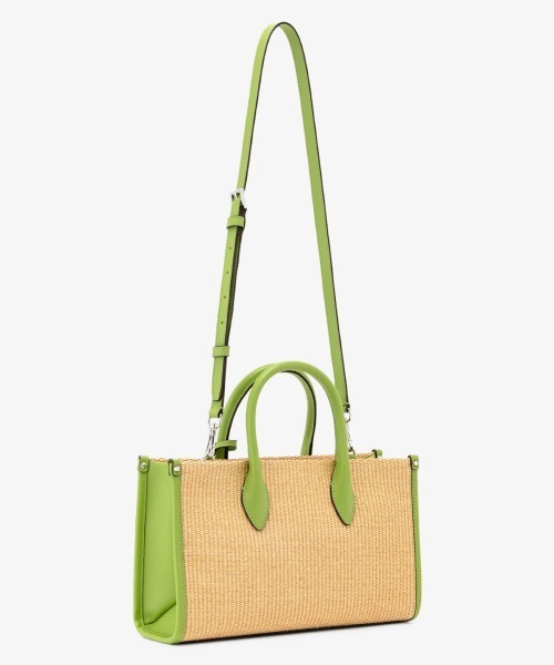 MICHAEL KORS（マイケルコース）の「MIRELLA EW トップジップ サッチェル ミディアム（かごバッグ・レディース・ライム・FREE）」の7枚目の写真
