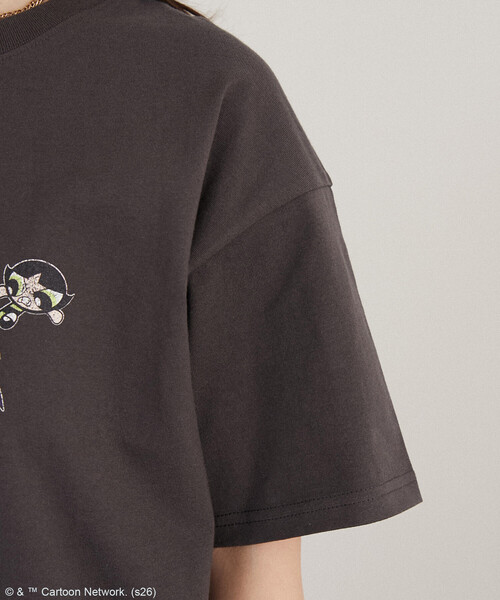 PUBLUX(パブリュクス)の「PUBLUX/パブリュクス 【THE POWERPUFF GIRLS】パワーパフ ガールズ フロントアート Tシャツ 限定展開(Tシャツ/カットソー・レディース・ライトグレー/チャコールグレー/オフホワイト・フリ-)」の14枚目の写真