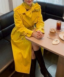 THEODORIC.dy（セオドリックディ）の「リボンタイ エポーレットトレンチコート（唯一無二トレンチ）（トレンチコート）」