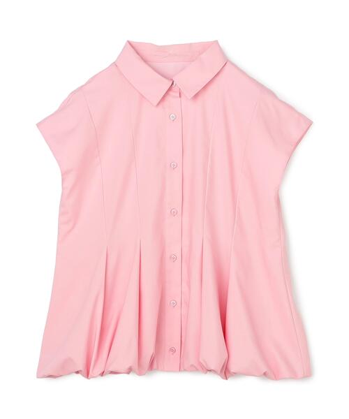 NATURAL BEAUTY BASIC(ナチュラルビューティーベーシック)の「バルーンヘムシャツ(シャツ/ブラウス・レディース・ブルー/オフホワイト/ネイビー/ピンク・FREE)」の6枚目の写真