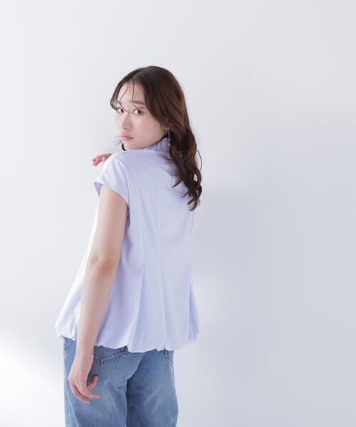 NATURAL BEAUTY BASIC(ナチュラルビューティーベーシック)の「バルーンヘムシャツ(シャツ/ブラウス・レディース・ブルー/オフホワイト/ネイビー/ピンク・FREE)」の15枚目の写真