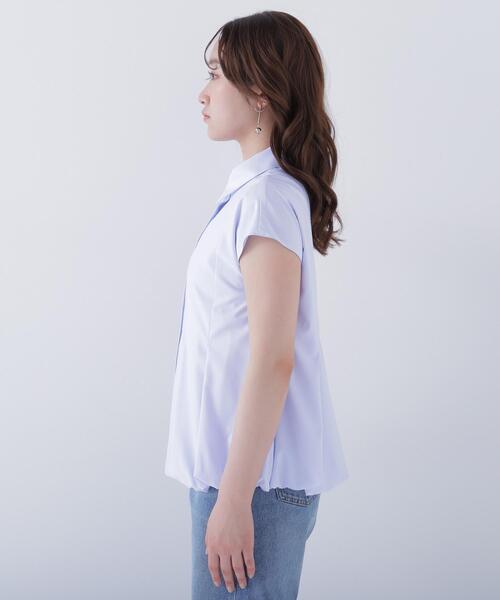 NATURAL BEAUTY BASIC(ナチュラルビューティーベーシック)の「バルーンヘムシャツ(シャツ/ブラウス・レディース・ブルー/オフホワイト/ネイビー/ピンク・FREE)」の20枚目の写真