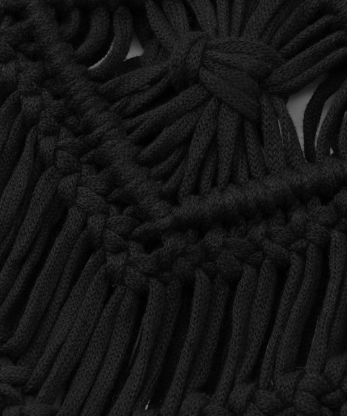 SALON adam et rope'（サロン アダム エ ロペ）の「マクラメマルチWAYラップスカート（スカート・レディース・ブラック/ベージュ・FREE）」の14枚目の写真