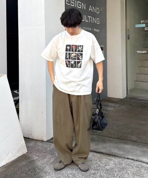CIAOPANIC TYPY(チャオパニックティピー)の「【UNISEX】【プラスサイズあり】フラワーコレクションTEE(Tシャツ/カットソー・レディース・グレー/チャコールグレー/ホワイト・MEDIUM/XX-LARGE/LARGE)」の13枚目の写真