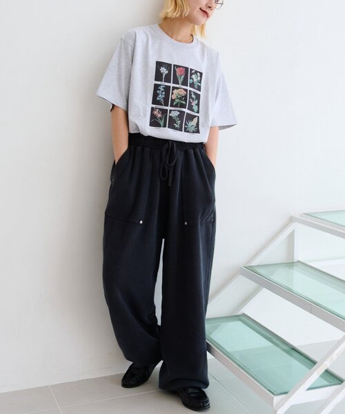 CIAOPANIC TYPY(チャオパニックティピー)の「【UNISEX】【プラスサイズあり】フラワーコレクションTEE(Tシャツ/カットソー・レディース・グレー/チャコールグレー/ホワイト・MEDIUM/XX-LARGE/LARGE)」の20枚目の写真