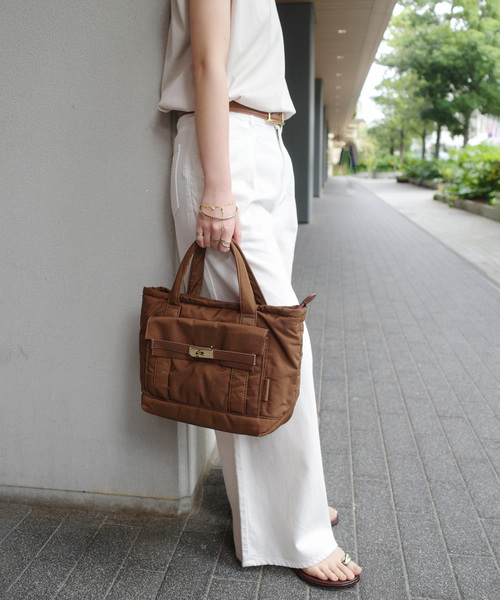 story.(ストーリー)の「Story./ストーリー FLAP P TOTE M(トートバッグ・レディース・ブラック/ブラウン・FREE)」の6枚目の写真