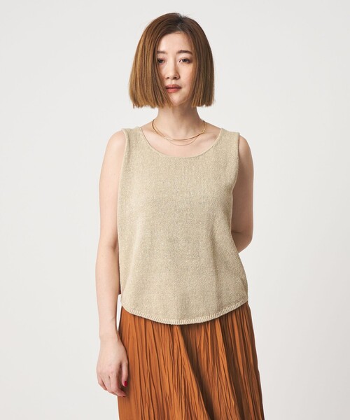 【未使用】MEDI CONCEPT LOGO KNIT TANK TOP Sculpt Knit Notch Tank | Aritzia CA