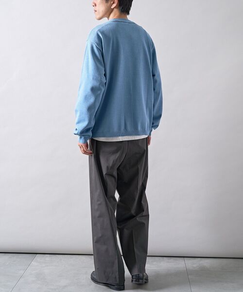 CRAFT STANDARD BOUTIQUE(クラフトスタンダードブティック)の「ドライニットカーディガン(カーディガン/ボレロ・メンズ・ブルー系その他7/ブラック/カーキ・L/M)」の9枚目の写真