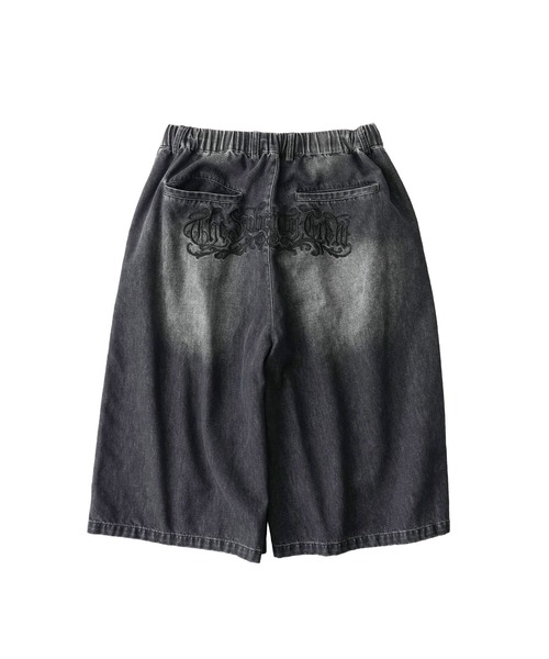 Subciety(サブサエティ)の「Embroidery baggy shorts(その他パンツ・メンズ・カモフラージュ/ブラック/グレー/ブラック系その他・X-LARGE/LARGE/MEDIUM/SMALL)」の5枚目の写真