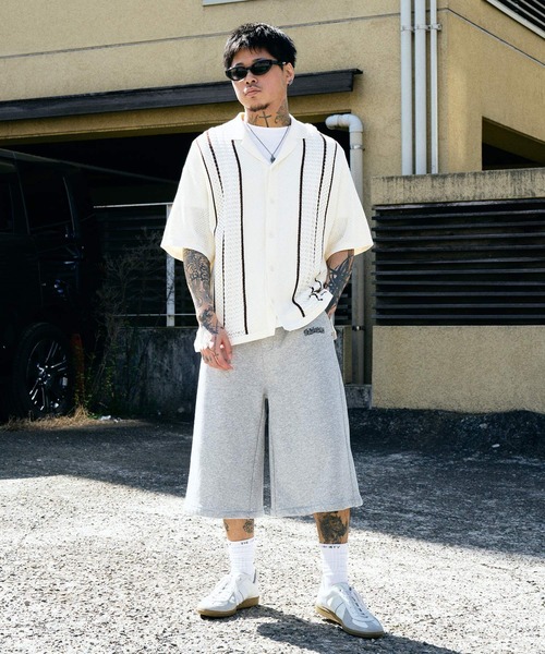 Subciety(サブサエティ)の「Embroidery baggy shorts(その他パンツ・メンズ・カモフラージュ/ブラック/グレー/ブラック系その他・X-LARGE/LARGE/MEDIUM/SMALL)」の15枚目の写真
