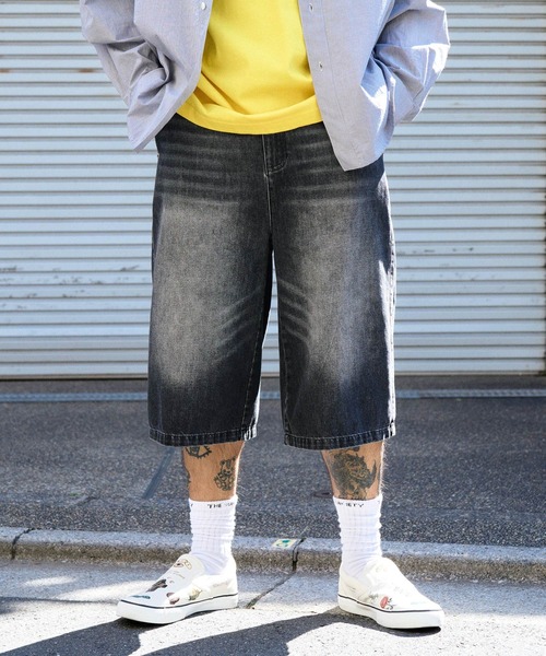 Subciety(サブサエティ)の「Embroidery baggy shorts(その他パンツ・メンズ・カモフラージュ/ブラック/グレー/ブラック系その他・X-LARGE/LARGE/MEDIUM/SMALL)」の10枚目の写真