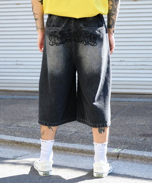 Subciety(サブサエティ)の「Embroidery baggy shorts(その他パンツ・メンズ・カモフラージュ/ブラック/グレー/ブラック系その他・X-LARGE/LARGE/MEDIUM/SMALL)」の19枚目の写真