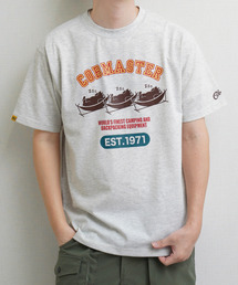 COBMASTER TC度詰め天竺 ハンモックベアー ベーシック プリント半袖Tシャツ