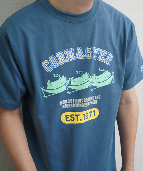 ZIP FIVE(ジップファイブ)の「COBMASTER TC度詰め天竺 ハンモックベアー ベーシック プリント半袖Tシャツ(Tシャツ/カットソー・メンズ・ホワイト/ダークグリーン/ブルー/ブラック・MEDIUM/LARGE/X-LARGE)」の4枚目の写真