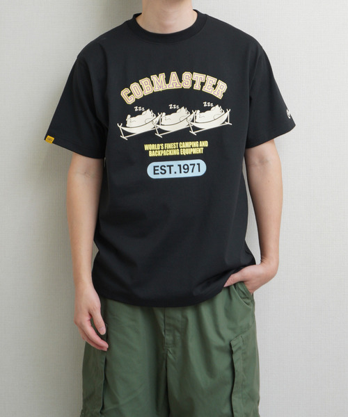ZIP FIVE(ジップファイブ)の「COBMASTER TC度詰め天竺 ハンモックベアー ベーシック プリント半袖Tシャツ(Tシャツ/カットソー・メンズ・ホワイト/ダークグリーン/ブルー/ブラック・MEDIUM/LARGE/X-LARGE)」の11枚目の写真