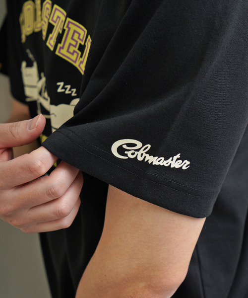 ZIP FIVE(ジップファイブ)の「COBMASTER TC度詰め天竺 ハンモックベアー ベーシック プリント半袖Tシャツ(Tシャツ/カットソー・メンズ・ホワイト/ダークグリーン/ブルー/ブラック・MEDIUM/LARGE/X-LARGE)」の9枚目の写真